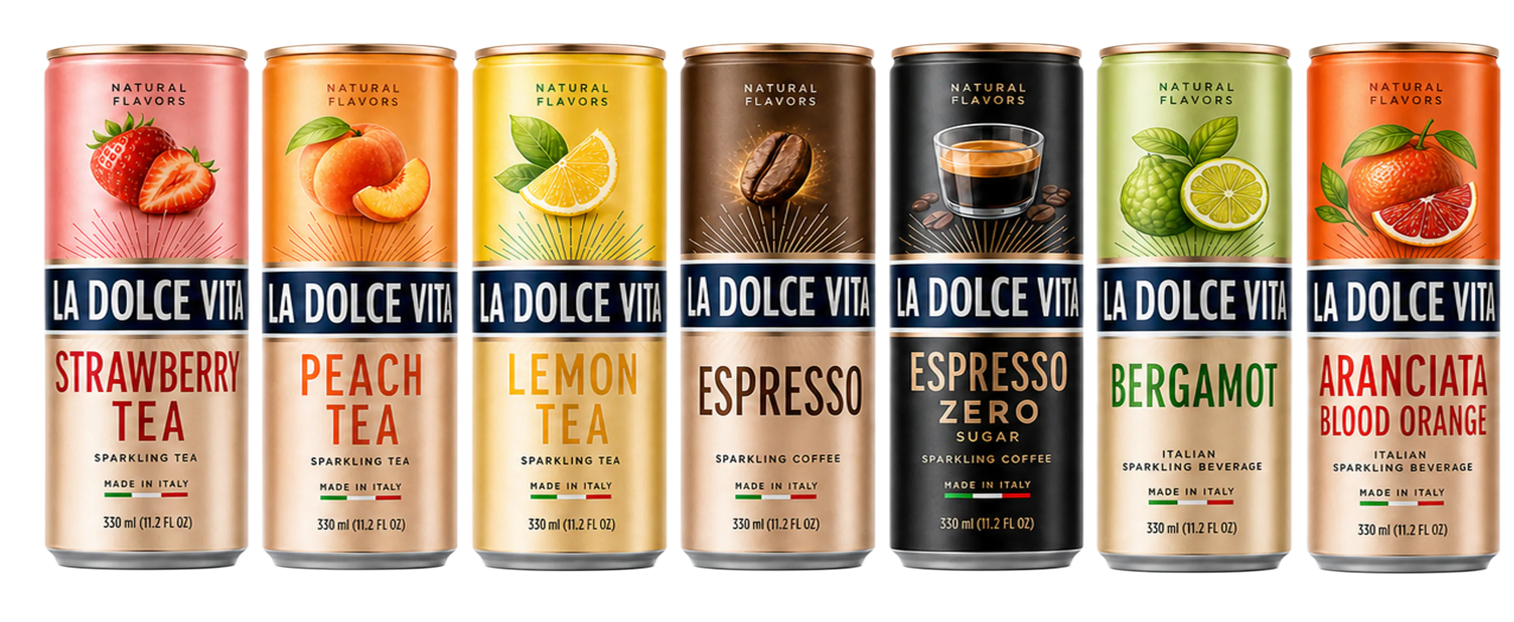 La Dolce Vita Classics cans