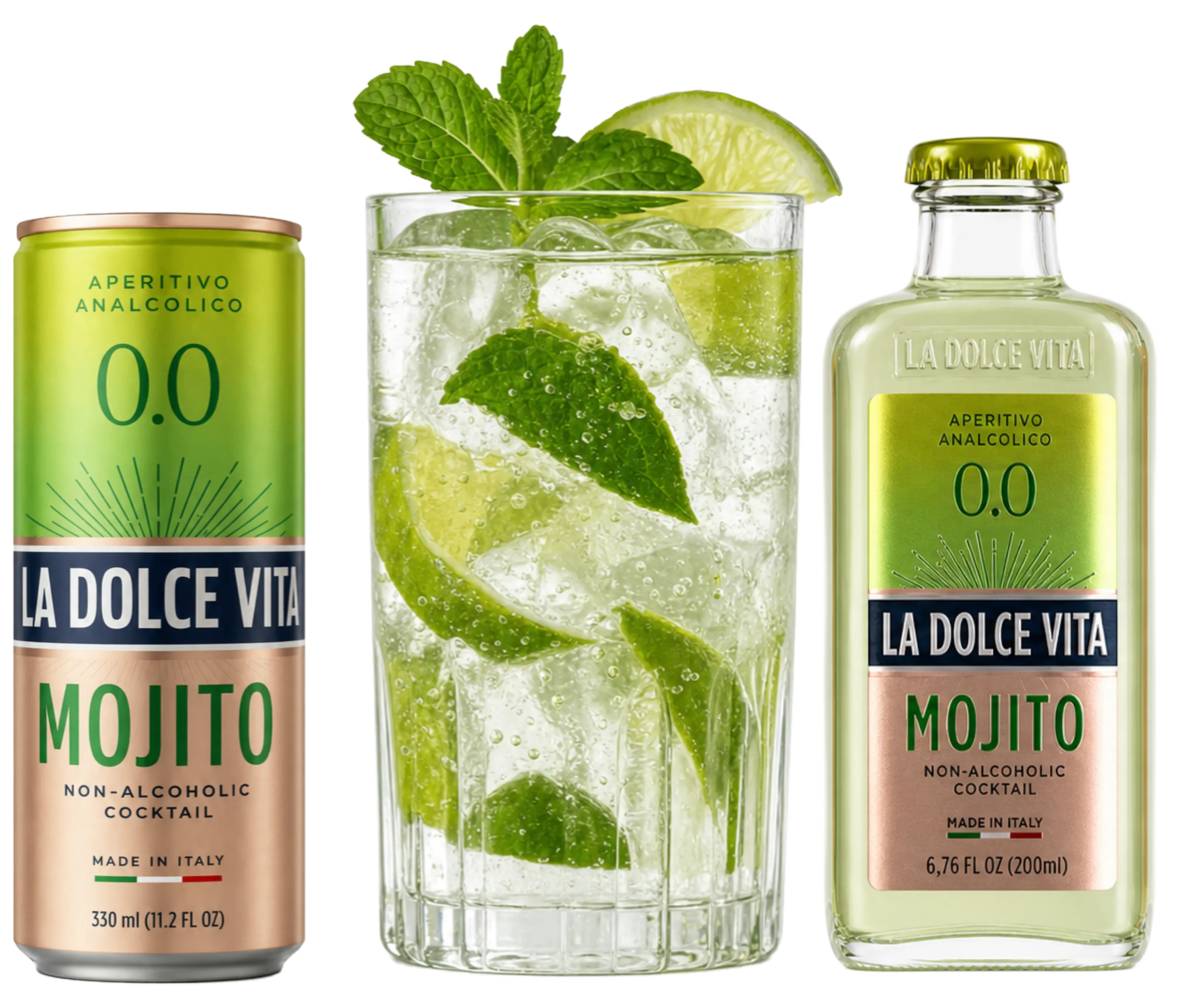 Mojito can and cocktail