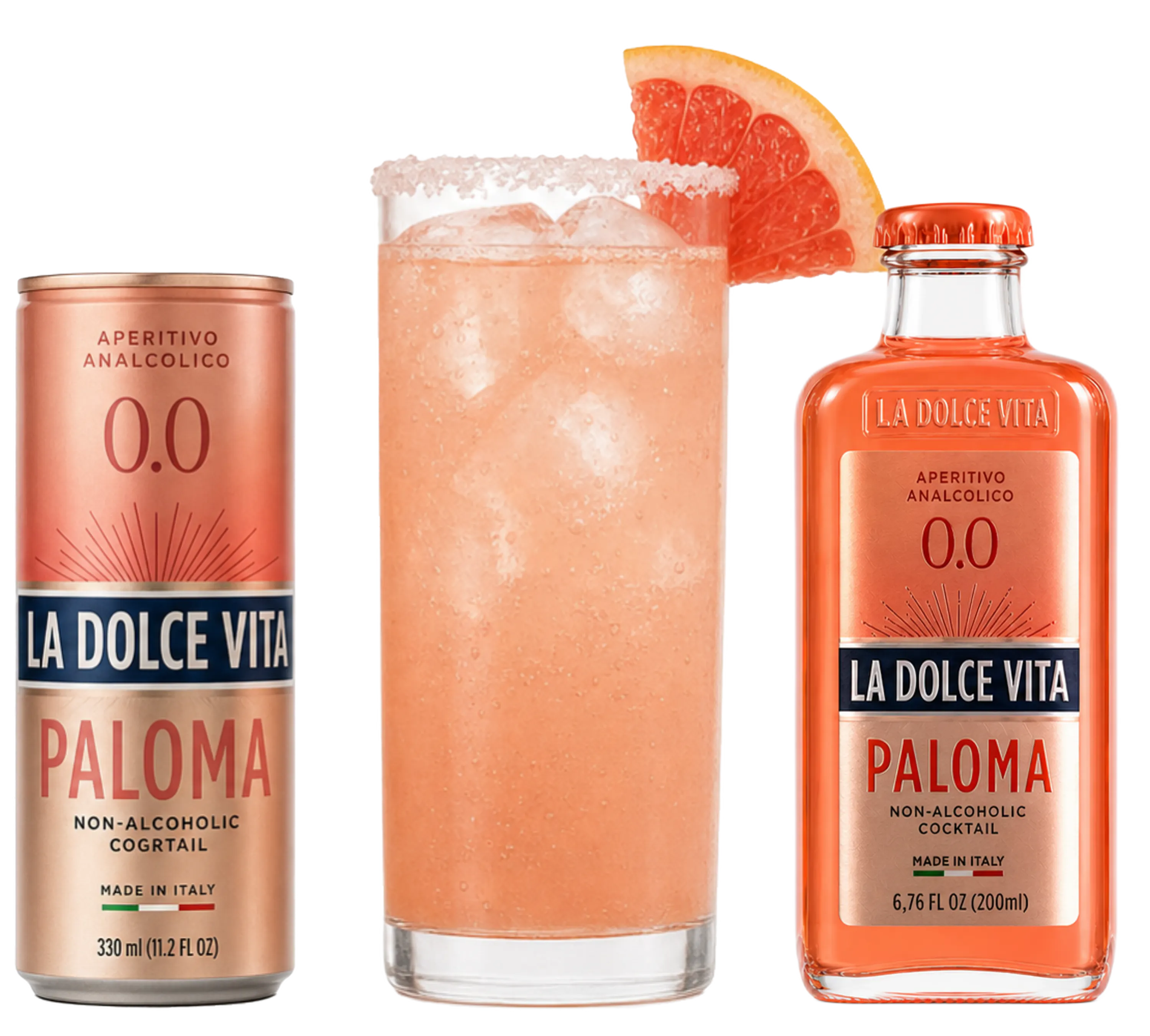 Paloma can and cocktail