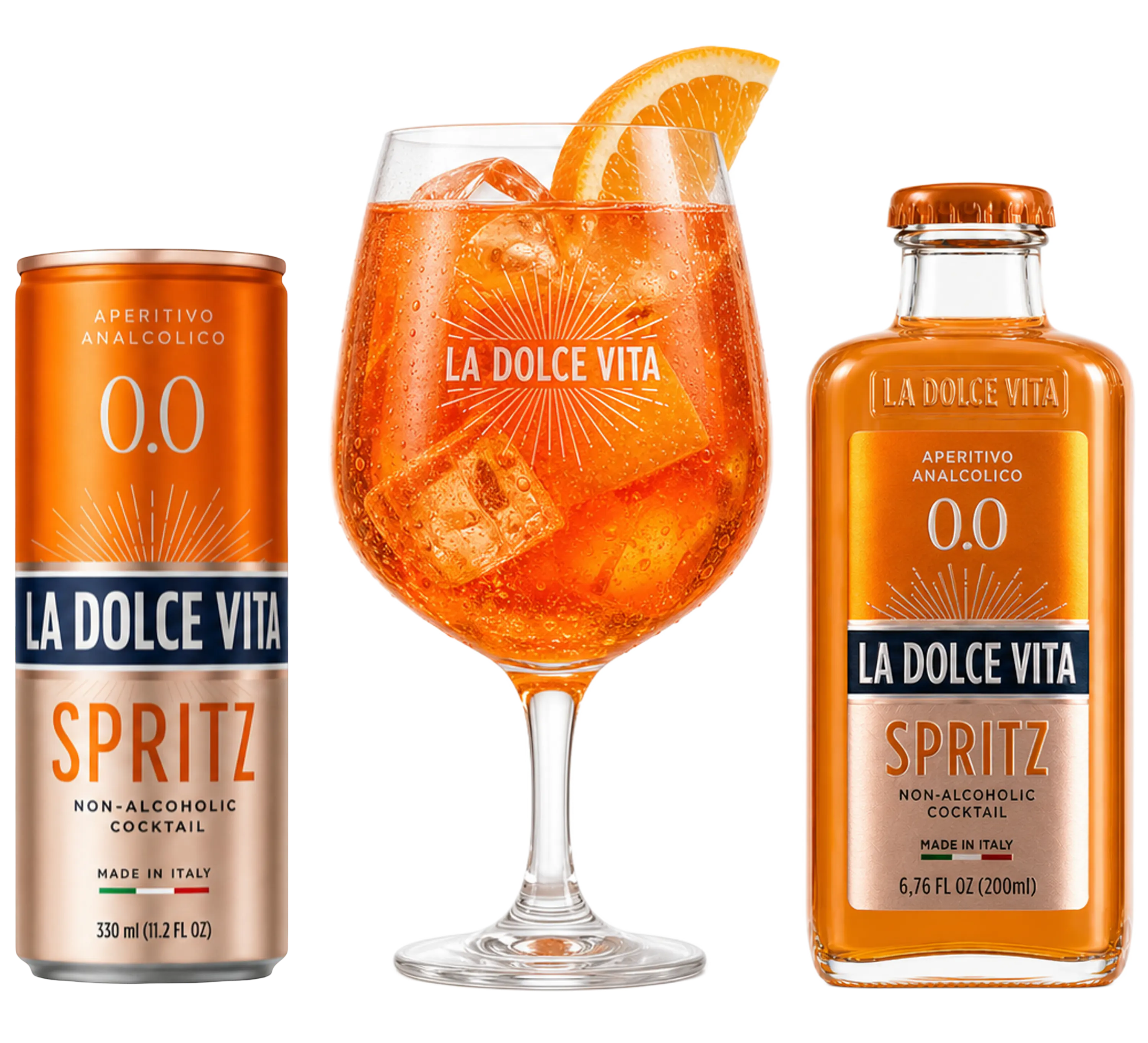 Spritz can and cocktail